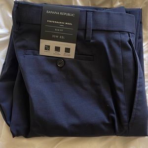 Brand new mens banana republic wool dress pants